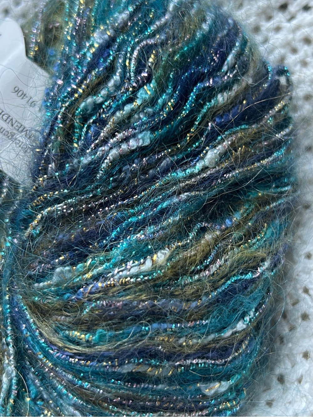 vintage mohair blend yarn